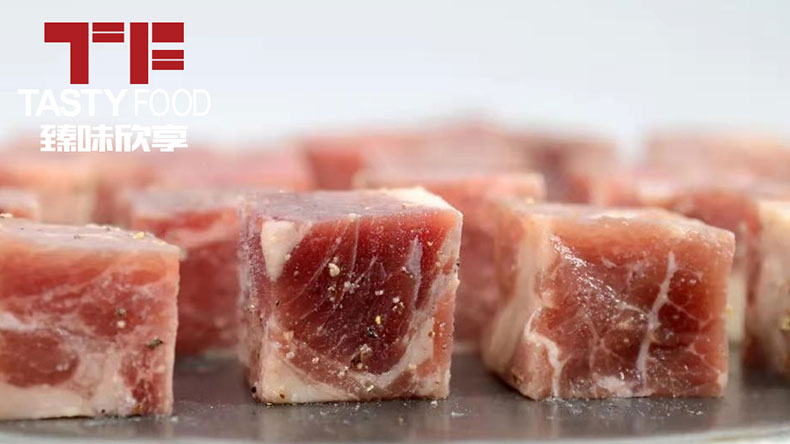 重組牛肉粒