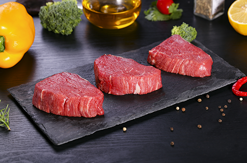 牛肉切塊